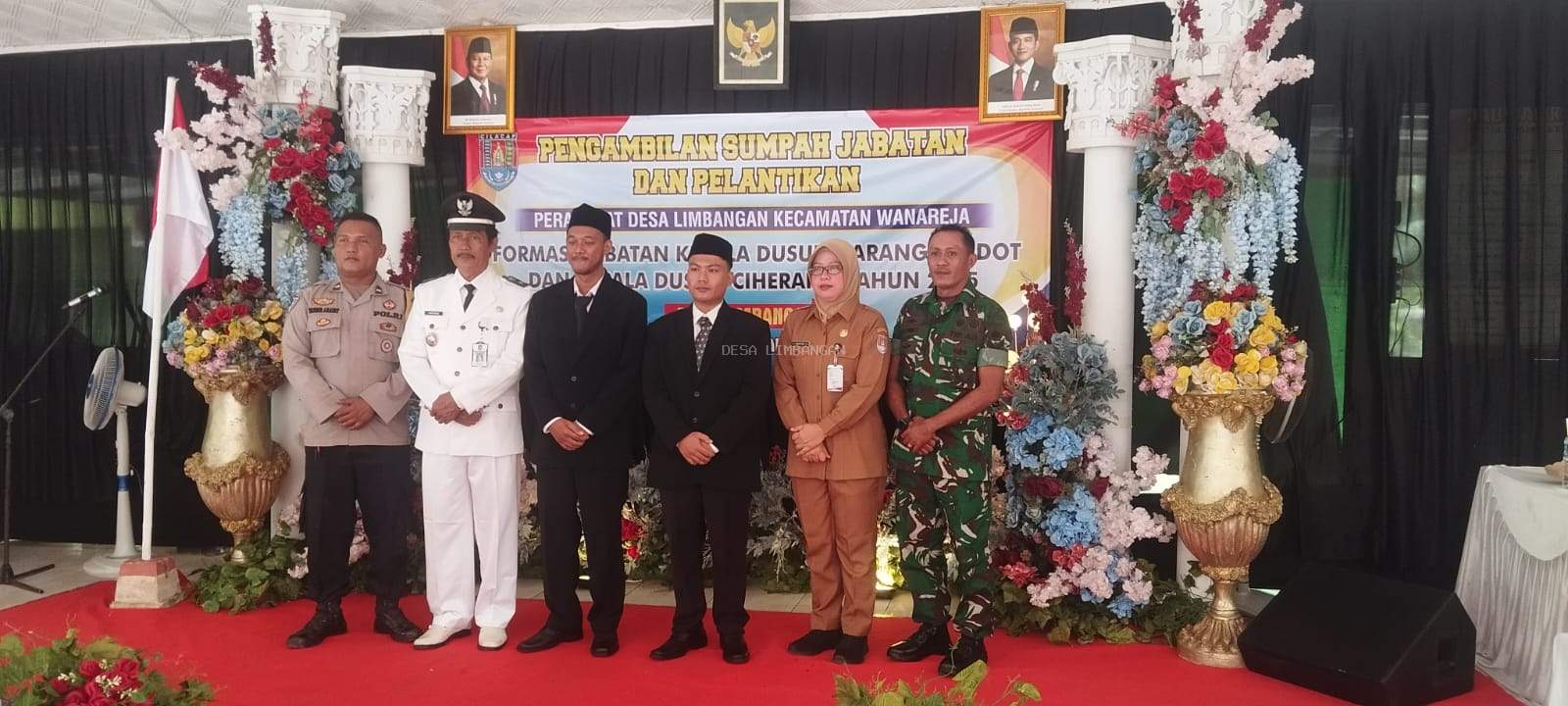 Langkah Baru Pengabdian: Pelantikan Perangkat Desa Limbangan